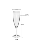 Bormioli Rocco 120er Set Sektkelche geeicht Prosecco 0,1 l in transparent