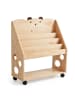 relaxdays Bücherregal Kinder "Bär" in Natur - (B)70 x (H)85 x (T)29,5 cm