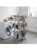 relaxdays Wäscheständer in Weiß - (B)53,5 x (H)115 x (T)52 cm