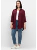 sheego Hemdbluse in weinrot