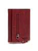 The Chesterfield Brand Paris Kreditkartenetui RFID Schutz Leder 7 cm in rot