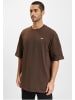 DEF T-Shirt "DEF Mixed T-Shirt" in Braun