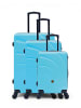 Les P´tites Bombes 3 tlg. Kofferset SERENA in Hellblau (95L/64L/37L)