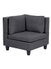 Beliani 5-tlg Ecksofa UNSTAD in Grau