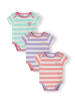 Minoti 3-er Pack Bodys 28BABYRIB2 in flieder