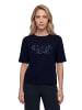 Betty Barclay Sweatshirt mit Stehkragen in dunkelblau