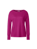 Street One Langarmshirt in bright cozy pink