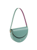 DuDu Schultertasche Leder 23 cm in salvia nappa