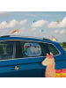 Mr. & Mrs. Panda Scheibenschutz Auto Einhorn Fliegendes Pferd De... in Weiß