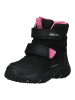 Geox Stiefelette Schwarz/Pink