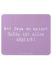 Mr. & Mrs. Panda Mousepad Spruch Papa Möglichmacher mit Spruch in Lavendeltraum
