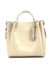 Florence Florence Umhängetasche, Handtasche Leder beige ca. 30cm