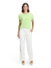 Betty Barclay Strukturshirt mit U-Boot-Ausschnitt in Opaline Green