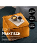 Lumaland LUMALAND Modularer Sitzsack-Hocker aus der Cord-Reihe, 54x54x40 cm - Bezug soft