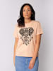 wat? Apparel T-Shirt Mandala Elephant in Fraiche Peche
