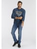 Man's World Langarmshirt in blau