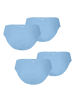 Puma 4er Pack Invisible Ultra Soft Cotton Briefs in Hellblau