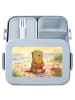 Mr. & Mrs. Panda Brotdose Otter Pommes Design ohne Spruch in Blau Pastell