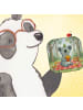 Mr. & Mrs. Panda Glas-Untersetzer Koala Pommes Design ohne Spruch in Weiß