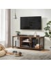 VASAGLE TV-Schrank Barnet in Braun-Schwarz - (B)120 x (H)50 x (T)40 cm