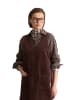 Marc O'Polo DENIM Ärmelloses Cordkleid A-Shape in Espresso Brown