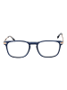 Bulget Unisex Optische Fassungen Rechtwinklig Blau