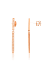 EYE CANDY Ohrstecker "STAB" in Rosegold aus Sterling-Silber