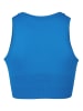 Gorilla Wear Olivia Nahtloses Crop-Top – Blau