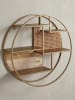 KADIMA DESIGN Wandregal | Rattan, 62x62x17cm, Wiener Geflecht