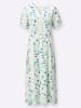 WITT WEIDEN Webkleid in ecru-blaugrün-bedruckt