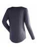 Maier Sports Langarmshirt Horda in Marine