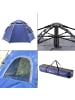 en.casa Campingzelt Nybro in Blau (L)240cm (B)205cm (H)140cm