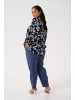 KAFFE curve Langarm-Bluse KCalicia Regular fit in Marine Flower