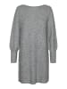 Vero Moda Strickkleid in Medium Grey Melange