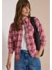 Cecil Karierte Corduroy Blouse in Velvet Rose