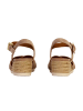 Geox Ischia Corda Leder Keilsandalen Rose