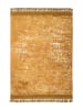 Kayoom Kurzflor Teppich Dolce in gold - rechteckig