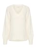 Kaffe Strickpullover KAlinana Loose fit in Chalk