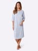 WITT WEIDEN Nachthemd in bleu-gestreift
