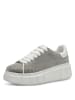 Tamaris Plateau Sneaker in Silber