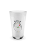Mr. & Mrs. Panda Saftglas Chinchilla Blume ohne Spruch in Transparent