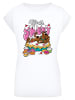 F4NT4STIC T-Shirt Scooby Doo Life Is Sweet in weiß