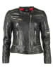 Maze Lederjacke in schwarz