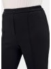 GOLDNER Wärmende Jerseyhose mit Schlupfbund in schwarz