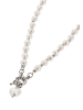 myMo Women Necklace in Silver White