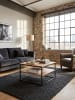 KADIMA DESIGN Couchtisch 60x60x41 cm Massivholz Metall Sofatisch Wohnzimmertisch