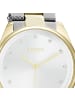 Oozoo Analog-Armbanduhr Oozoo Timepieces silber-gold mittel (ca. 38mm)
