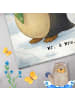 Mr. & Mrs. Panda Frotteetuch Pinguin Pommestüte Design mit Spruch in Weiß