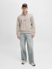 Jack & Jones Sweatshirt mit halbem Reißverschluss in Moonbeam