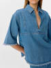 Object Oberteil in Light Blue Denim